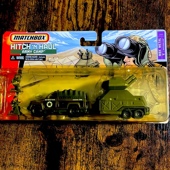 Mattel | Toys | Army Camp Hitch N Haul Matchbox | Poshmark